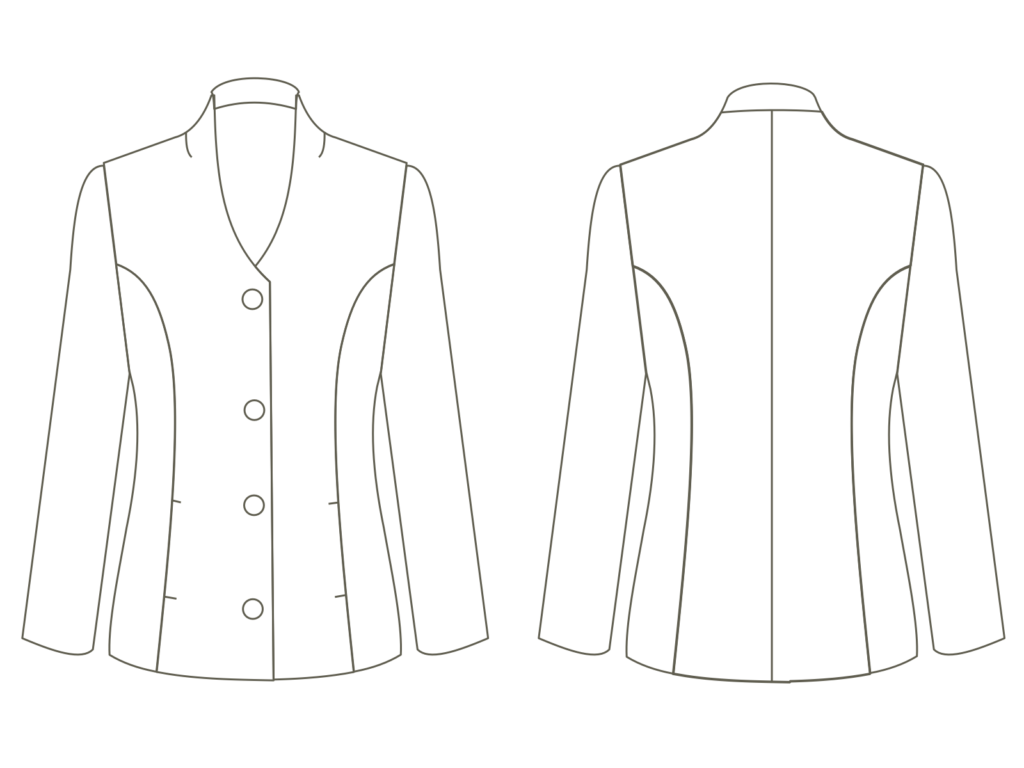 Male Jacket Sketch Design