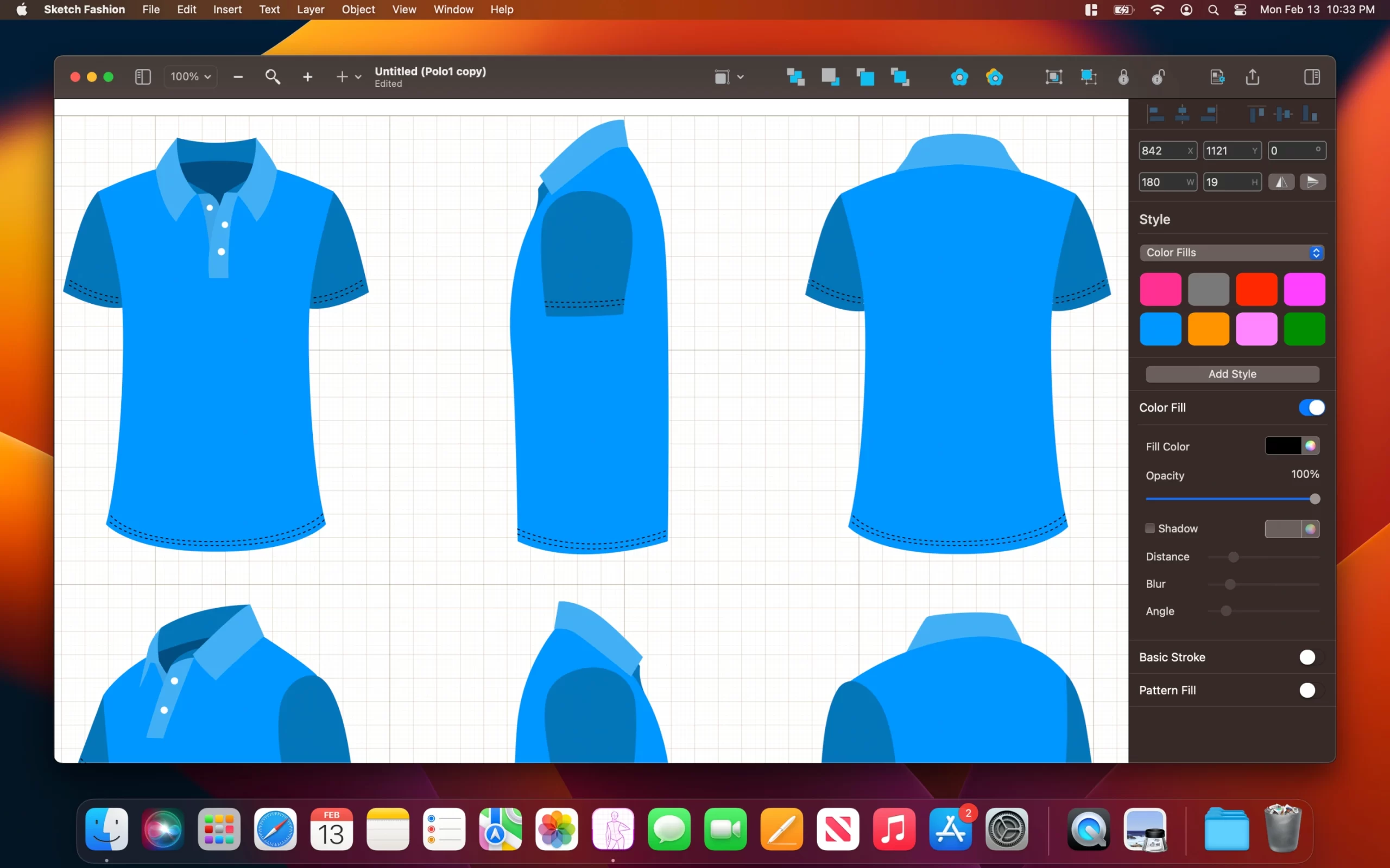 fashion design template software